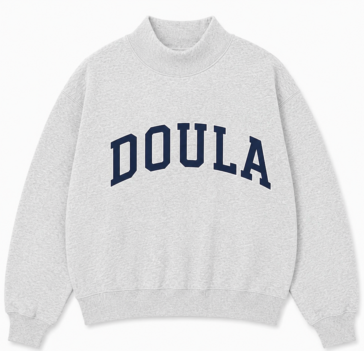 PRE-ORDER: Grey Doula Mockneck