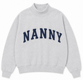PRE-ORDER: Grey Nanny Mockneck