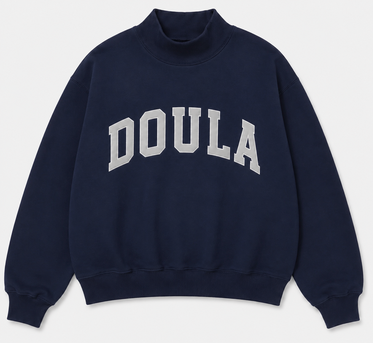 PRE-ORDER: Navy Doula Mockneck