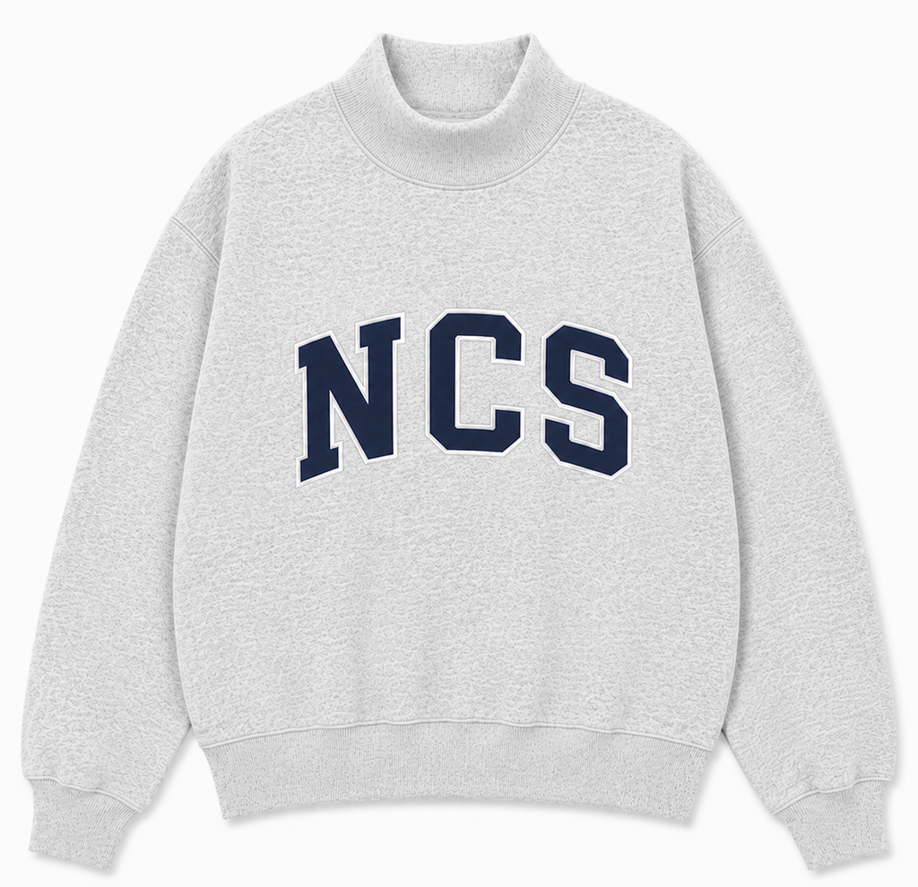 PRE-ORDER: Grey NCS Mockneck